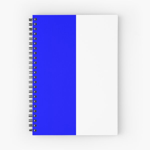Item preview, Vertical Halves - White and Blue designed and sold by JustPatterns2.