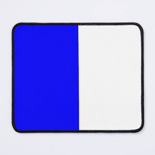Item preview, Vertical Halves - White and Blue designed and sold by JustPatterns2.