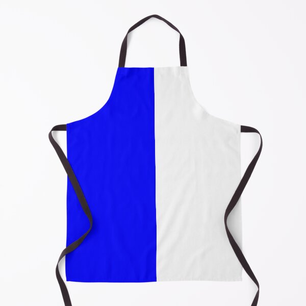 Item preview, Vertical Halves - White and Blue designed and sold by JustPatterns2.