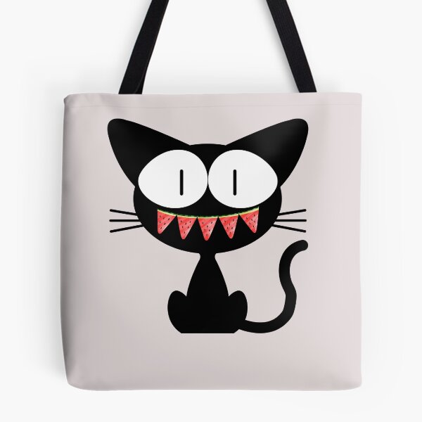 Item preview, watermelon cat smile fun designed and sold by Playful Strokes pom@pom.