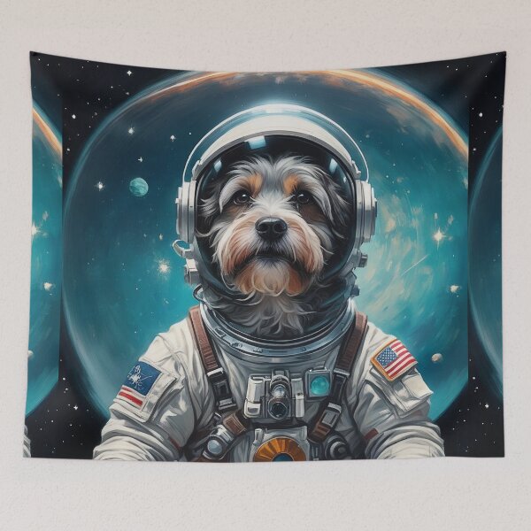 Item preview, Astro Astronaut Dog - Galactic Explorer Pup designed and sold by Vin  Zzep.