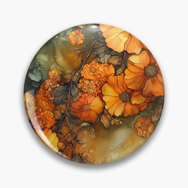 Item preview, Marigolds  designed and sold by SK Art + Design.