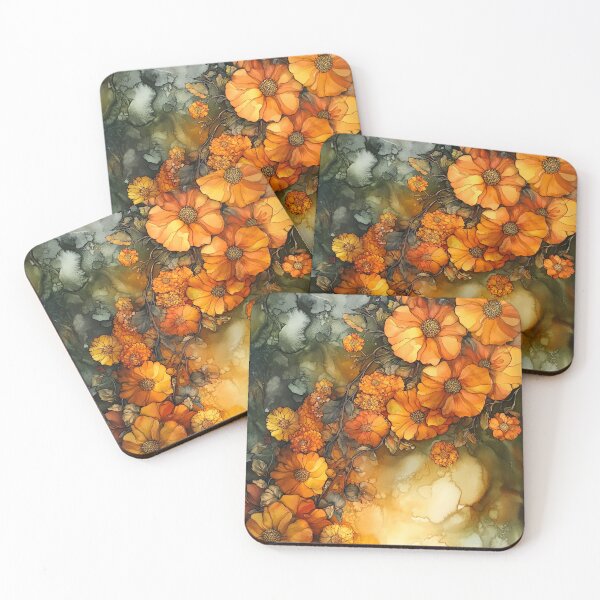 Item preview, Marigolds  designed and sold by SK Art + Design.