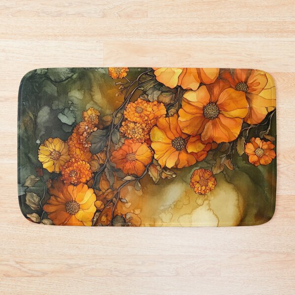 Item preview, Marigolds  designed and sold by SK Art + Design.