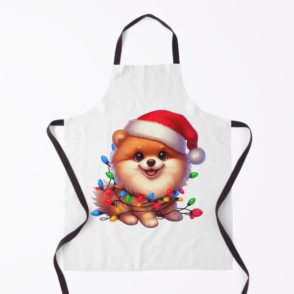Item preview, Pomeranian Dog Christmas designed and sold by doodIllustrate.
