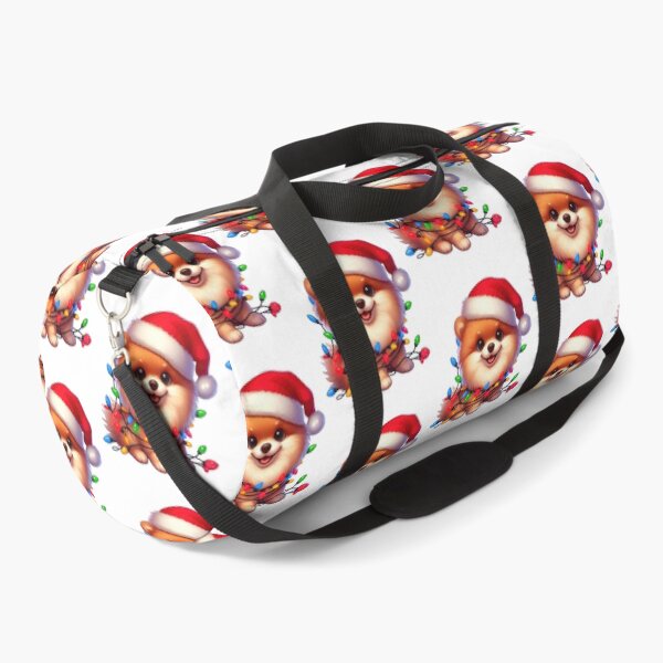 Item preview, Pomeranian Dog Christmas designed and sold by doodIllustrate.
