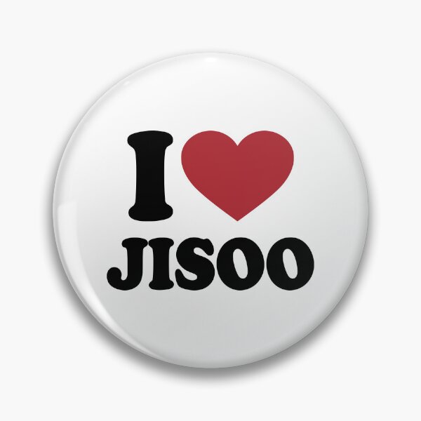 Item preview, I LOVE JISOO. BLACK DESIGN designed and sold by Rejiboustarts.