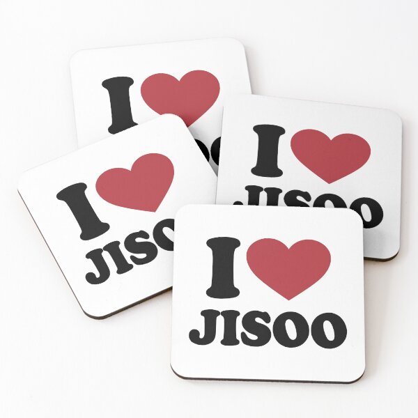 Item preview, I LOVE JISOO. BLACK DESIGN designed and sold by Rejiboustarts.