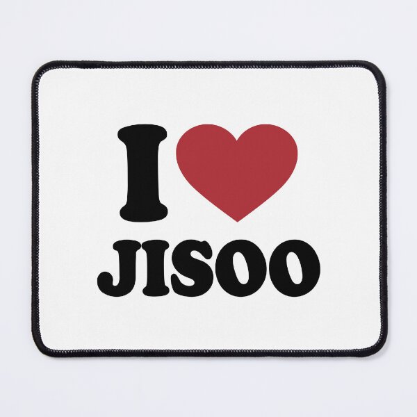 Item preview, I LOVE JISOO. BLACK DESIGN designed and sold by Rejiboustarts.