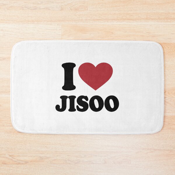 Item preview, I LOVE JISOO. BLACK DESIGN designed and sold by Rejiboustarts.