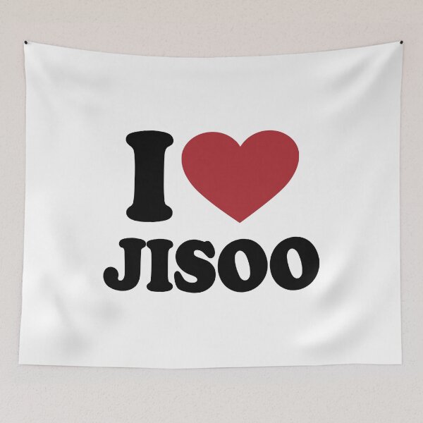 Item preview, I LOVE JISOO. BLACK DESIGN designed and sold by Rejiboustarts.