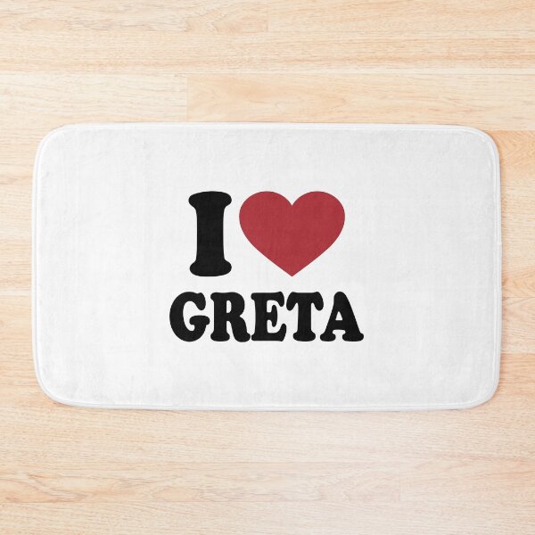 Item preview, I LOVE GRETA. BLACK DESIGN designed and sold by Rejiboustarts.