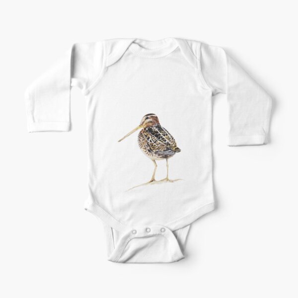 Study of a Snipe Long Sleeve Baby One-Piece