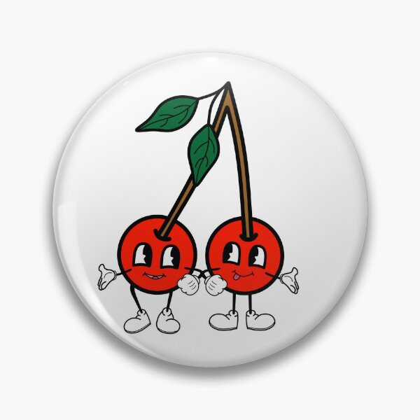 Item preview, Retro Cherries with Faces and Limbs Red  designed and sold by MrsCreative1.