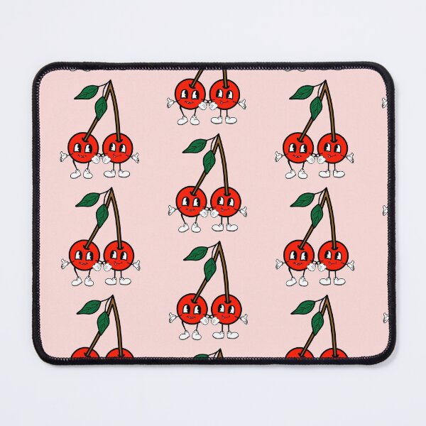 Item preview, Retro Cherries with Faces and Limbs Red designed and sold by MrsCreative1.