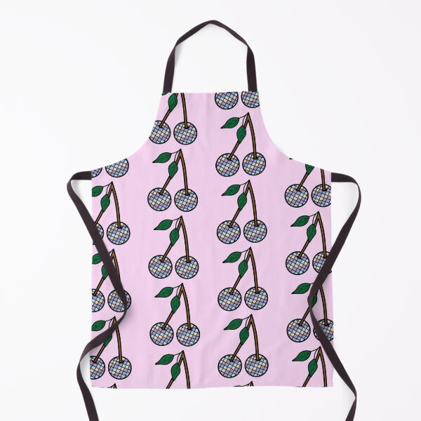 Item preview, Retro Cherries with Checkered Pattern Colors Purple, Blue and Cream designed and sold by MrsCreative1.