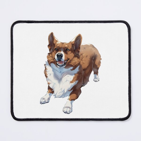 Item preview, Charming Corgi Illustration With Happy Expression and Fluffy Fur designed and sold by telmunk relimsa.