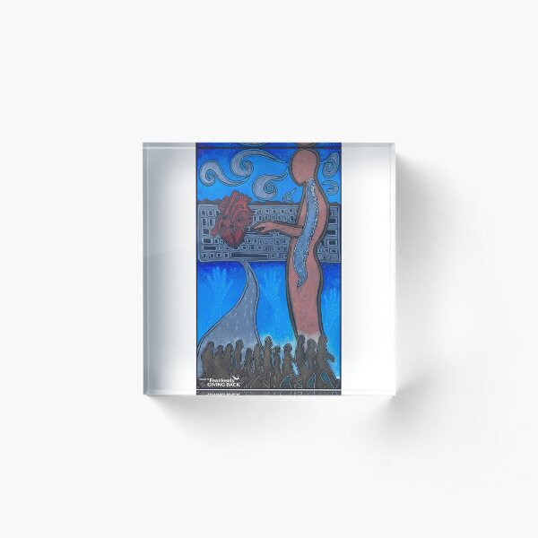 It's an Inside Job Acrylic Block
