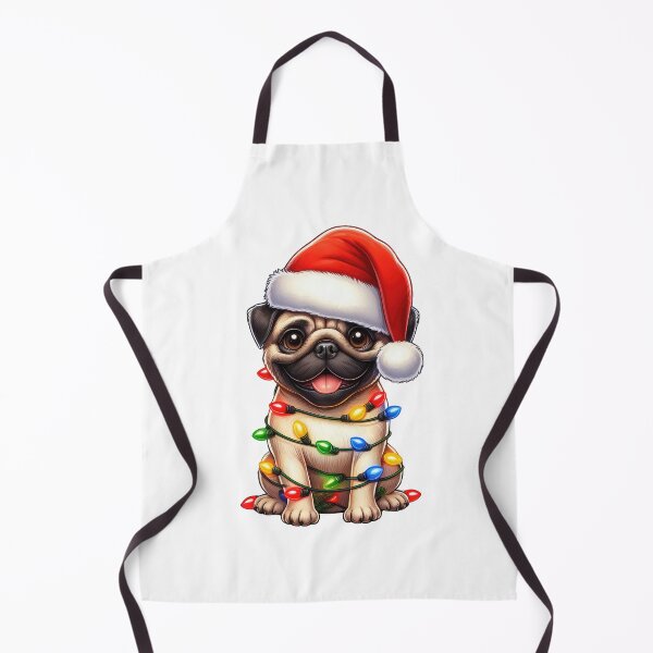 Item preview, Pug Dog Christmas designed and sold by doodIllustrate.