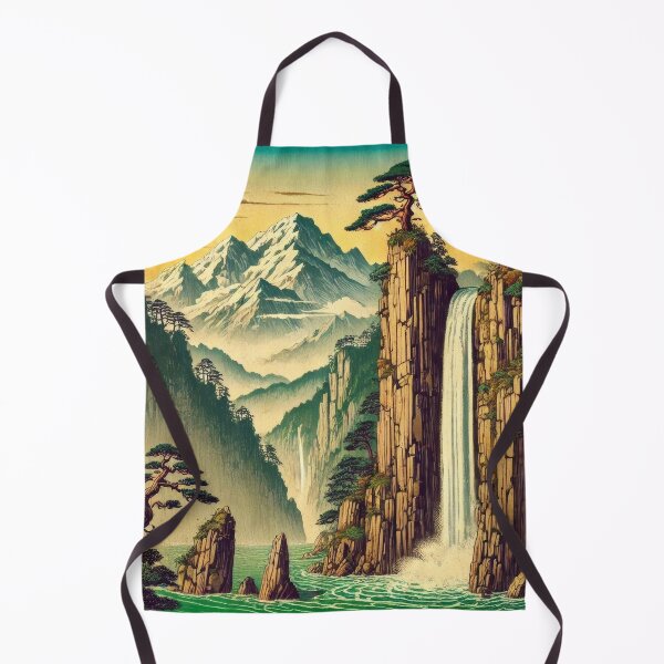 Item preview, Climbing Towards Gehy - A Contemporary Ukiyo-e Nature Landscape designed and sold by Kijiermono.