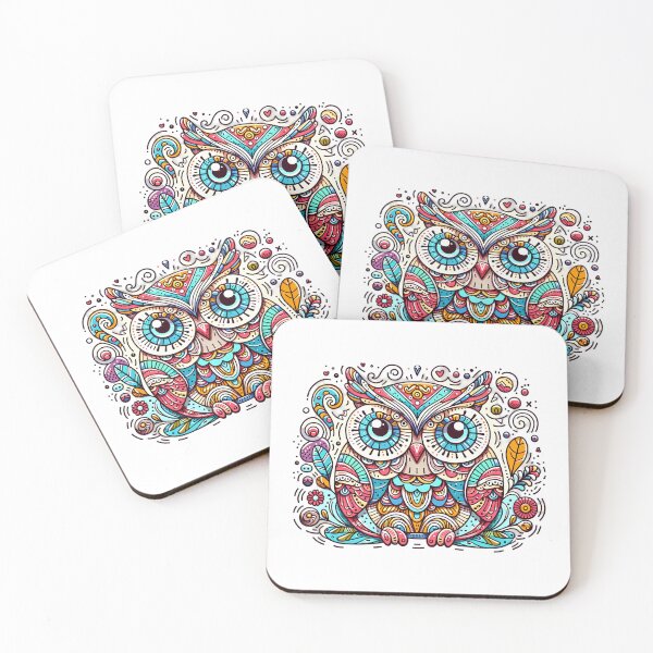 Item preview, Enchanting Doodle Owl Illustration designed and sold by Teepographystore.