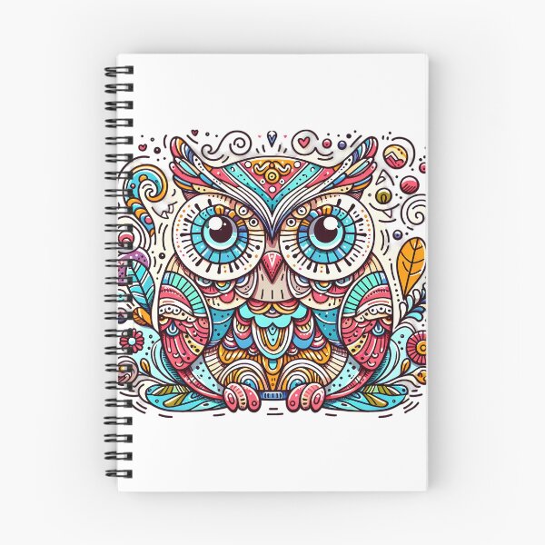 Item preview, Enchanting Doodle Owl Illustration designed and sold by Teepographystore.