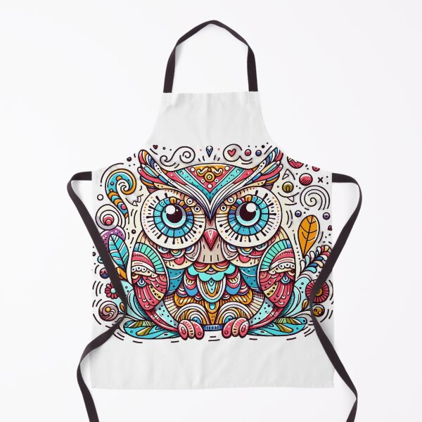 Item preview, Enchanting Doodle Owl Illustration designed and sold by Teepographystore.