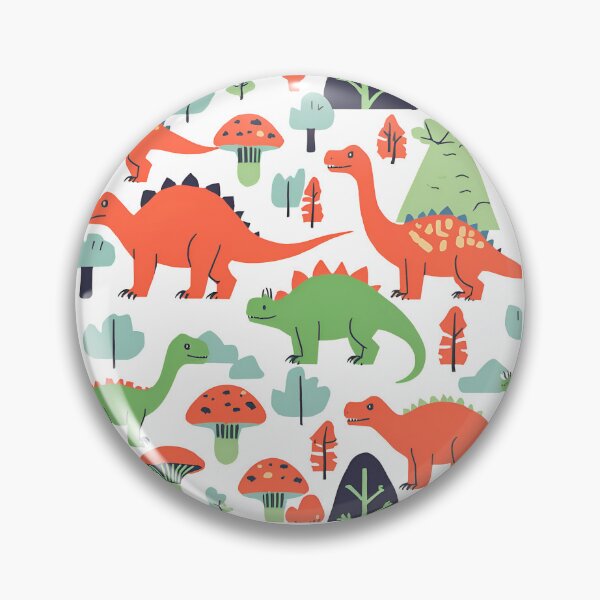 Item preview, Dino Hongo y Bosque. designed and sold by DotisDreams.