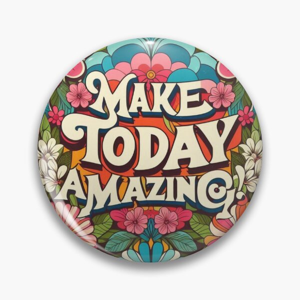 Item preview, Make Today Amazing 60’s Retro Inspiration designed and sold by MoonlitBay.