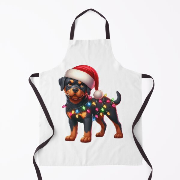 Item preview, Rottweiler Dog Christmas designed and sold by doodIllustrate.