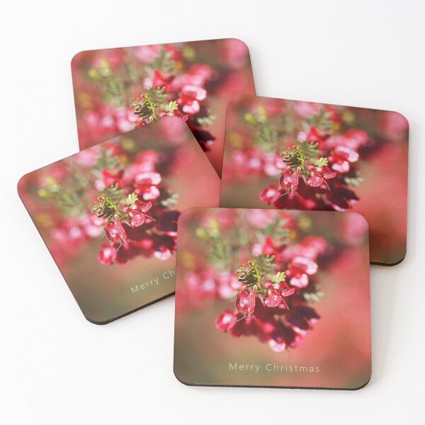 Item preview, Merry Christmas Red Pink And Green designed and sold by Joy Watson - Natural Light Photography .
