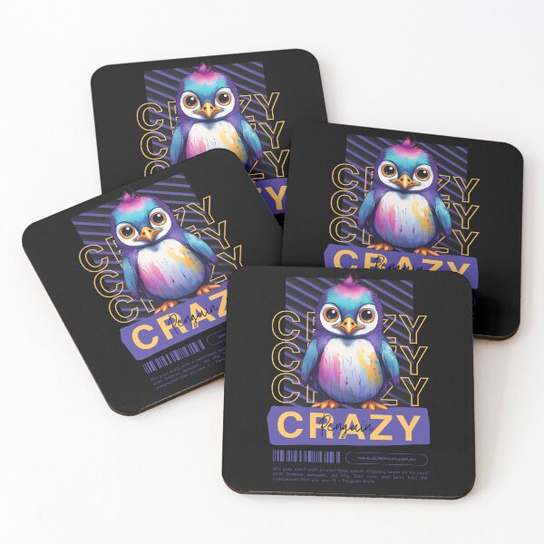 Item preview, Crazy Penguin designed and sold by pUNKnown.