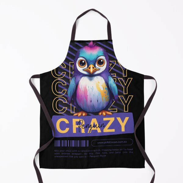Item preview, Crazy Penguin designed and sold by pUNKnown.