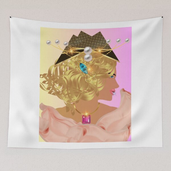 Item preview,  Crowned Figure Adorned with Pearls designed and sold by tinkeybabes.