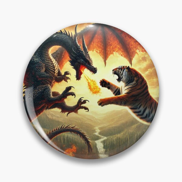 Item preview, Epic Battle: Dragon vs. Tiger Showdown designed and sold by aunins7.
