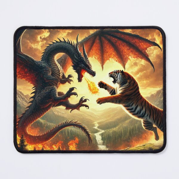 Item preview, Epic Battle: Dragon vs. Tiger Showdown designed and sold by aunins7.