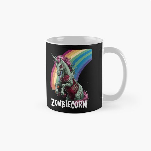 Item preview, Zombiecorn Rainbow Undead Unicorn designed and sold by Quirky Shirts.