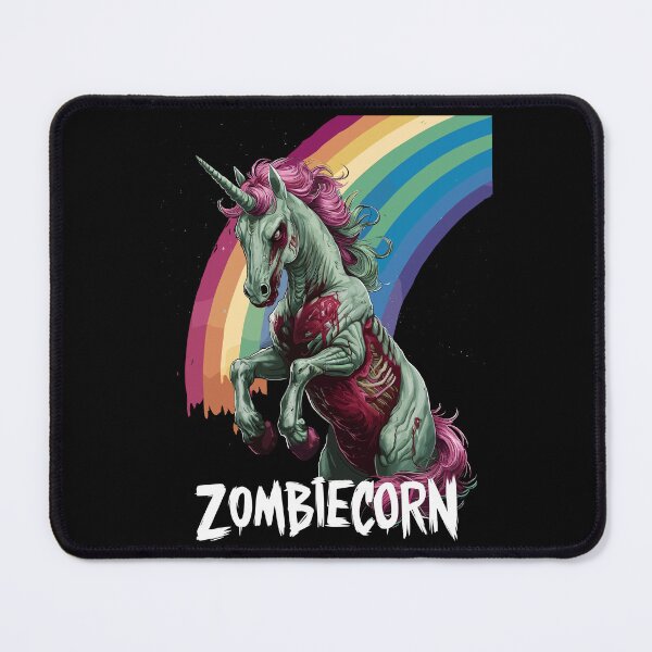 Item preview, Zombiecorn Rainbow Undead Unicorn designed and sold by Quirky Shirts.