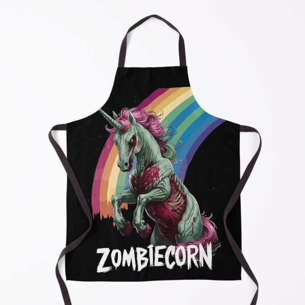 Item preview, Zombiecorn Rainbow Undead Unicorn designed and sold by Quirky Shirts.