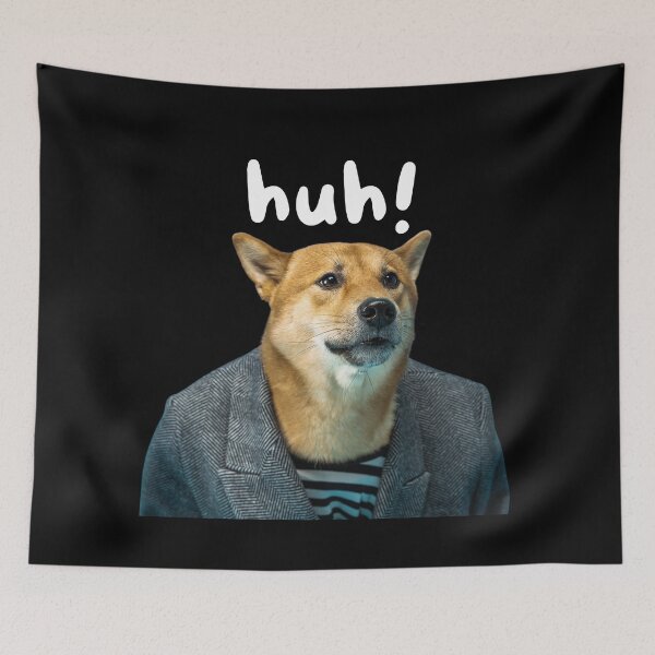 Item preview, Confused Dog - Huh! designed and sold by OnTheTrend.