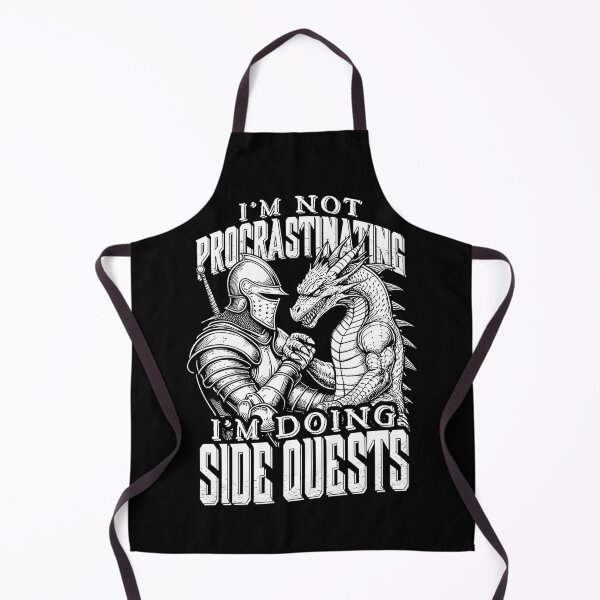 Item preview, I'm Not Procrastinating I'm Doing Side Quests Dragon Knight designed and sold by GrandeDuc.