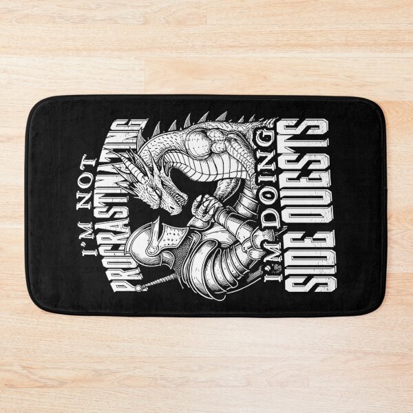 Item preview, I'm Not Procrastinating I'm Doing Side Quests Dragon Knight designed and sold by GrandeDuc.