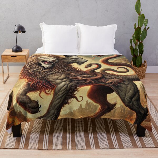 Item preview, Mythical Chimera: A Three-Headed Beast from Ancient Greece designed and sold by aunins7.