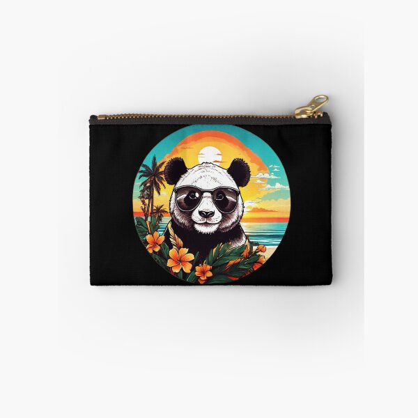 Item preview, Giant Panda Bear at Sunset on a beach in Hawaii designed and sold by NautiChic.