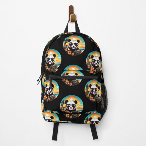 Item preview, Giant Panda Bear at Sunset on a beach in Hawaii designed and sold by NautiChic.