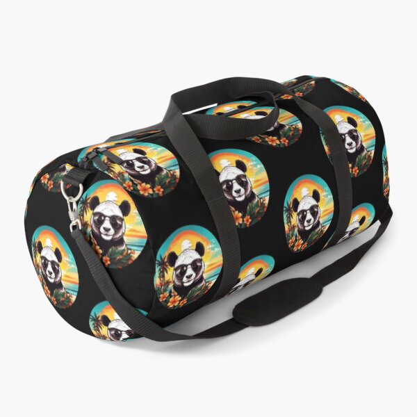 Item preview, Giant Panda Bear at Sunset on a beach in Hawaii designed and sold by NautiChic.