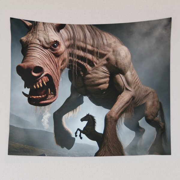 Item preview, Terrifying Nuckelavee: A Fusion of Man and Horse from Scottish Mythology designed and sold by aunins7.