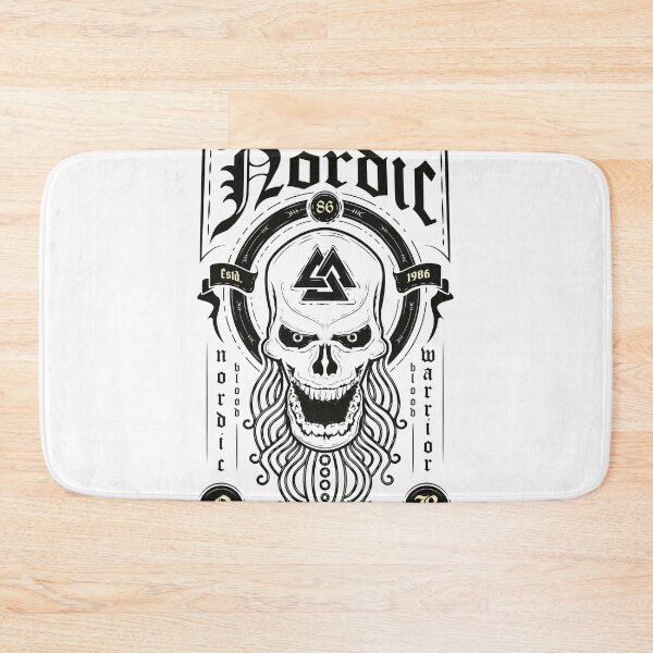 Item preview, Skull with Viking Rune | Norse-Inspired Skull designed and sold by TurtleDojo.