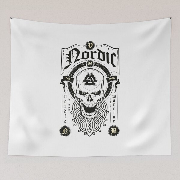 Item preview, Skull with Viking Rune | Norse-Inspired Skull designed and sold by TurtleDojo.