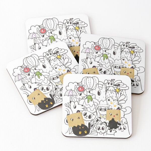 Item preview, Black Kitten and friends designed and sold by LittleThings-c.